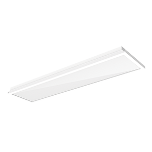 Светодиодный светильник VARTON тип кромки V-Clip 1200х300 36 Вт 4000 K IP40 RAL9010 с равномерной засветкой с рассеивателем опал в комплекте